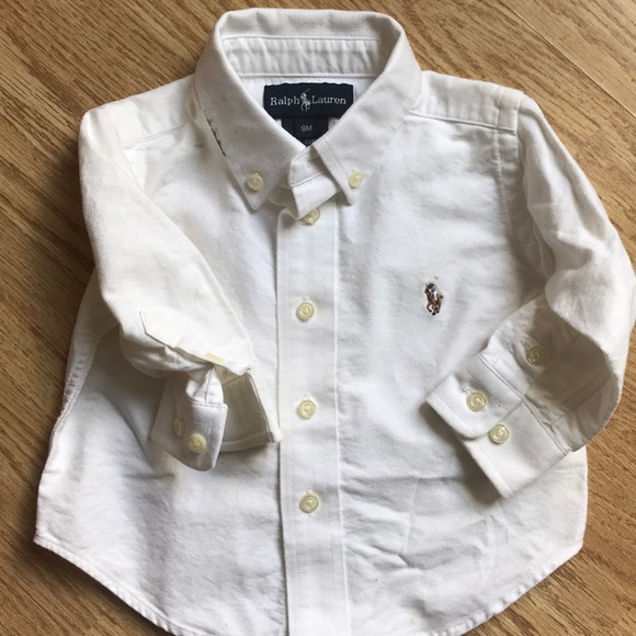 infant collared shirt